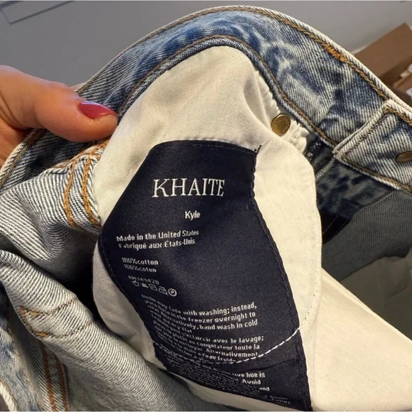 KHAITE Kyle Jeans Size 25 - Picture 3 of 6
